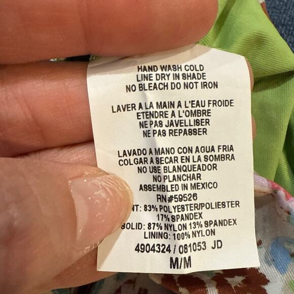 Isabella Rose Maui Floral Reversible Swim Bottom Sz M NWT - Picture 9 of 13